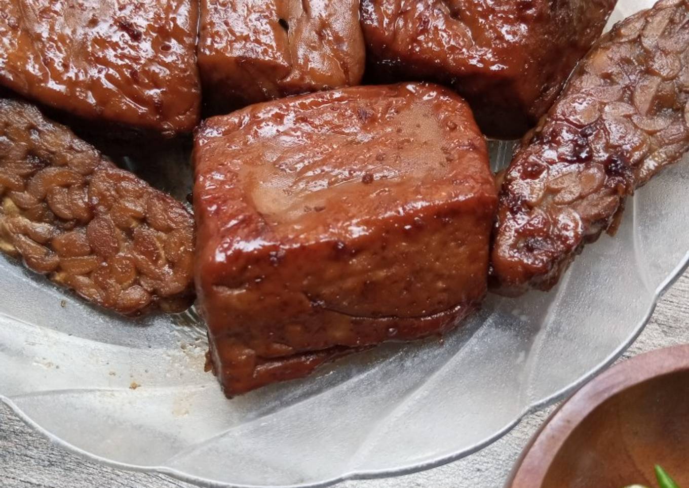 Tahu Tempe Bacem (Tanpa Digoreng)
