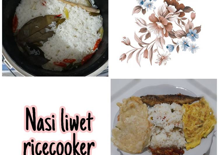 Cara Gampang Membuat Nasi liwet ricecooker yang Lezat