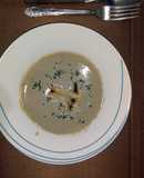 Crema de champiñones exquisita
