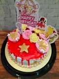 793. Cake Ulang Tahun (base vanilla cake)