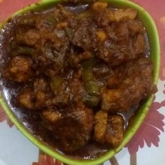 Dry chilli chicken A picture of Dry chilli chicken.