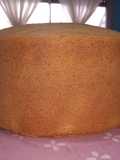 Bizcocho de vainilla ideal para torta doble altura. Es una miga bien compacta