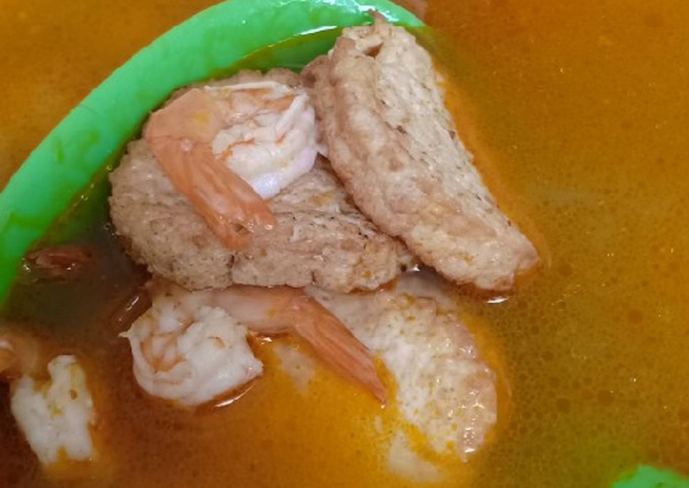 Tom Yam Udang with Tofu#tantanganakhirtahun#masakditahunbaru