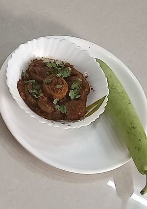 ફરાળી ભરેલી દૂધી નું શાક (Farali Stuffed Dudhi Shak Recipe In Gujarati) રેસીપી મુખ્ય ફોટો