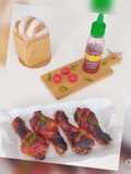 Pilon de poulet au ketchup
