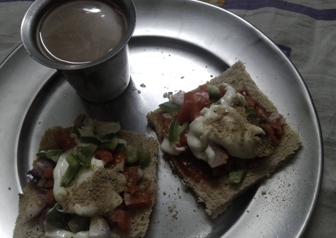 Bread pizza(healthy Pizza)