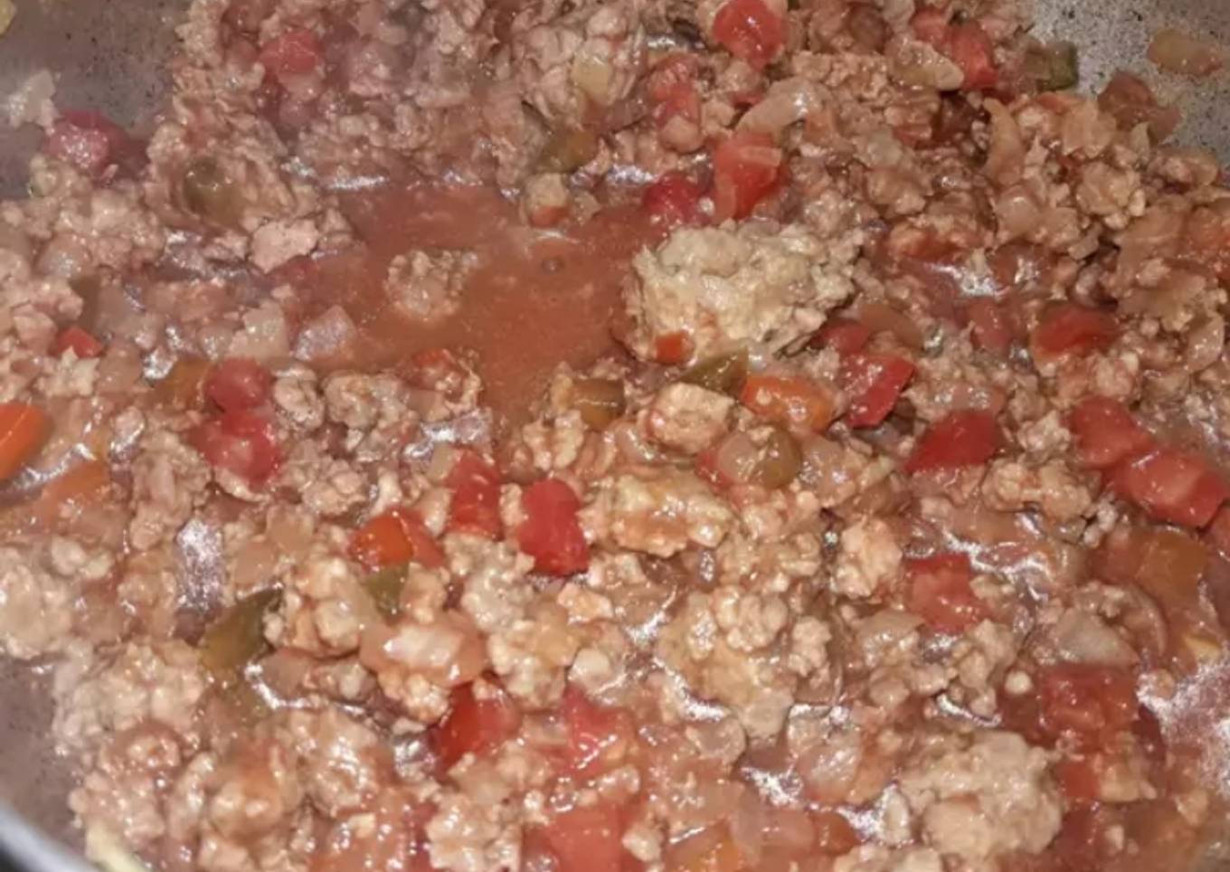Salsa de Carne Molida (se puede usar en polenta, arroz, fideos.