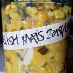 Spicy corn relish A picture of Spicy corn relish.