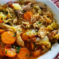 A picture of Cold Fighting Chicken Noodle Soup.