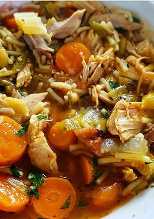 A picture of Cold Fighting Chicken Noodle Soup.