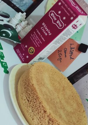 A picture of Basic vanilla sponge.