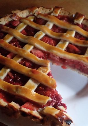 Una foto de Tarta de frutos rojos