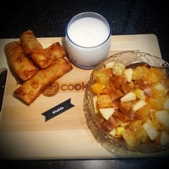 A picture of Spring rolls.