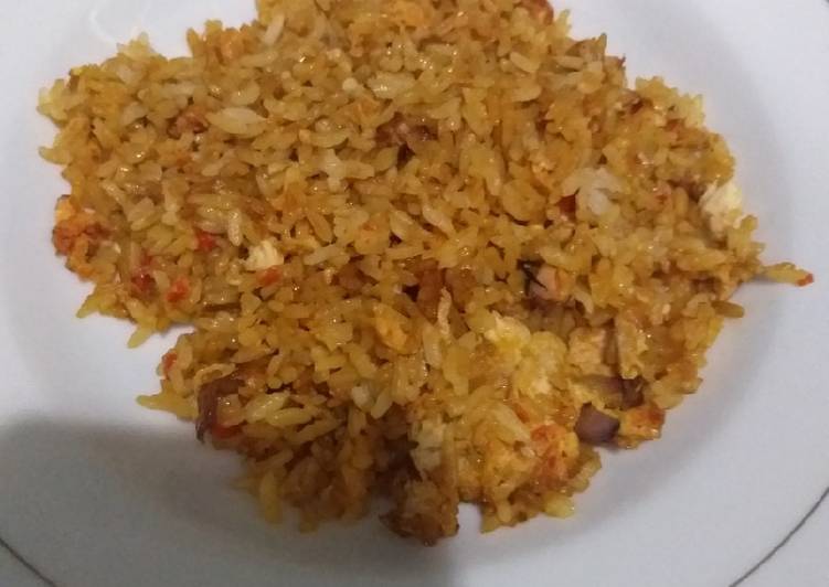 Nasi goreng kemiri ala emak rempong