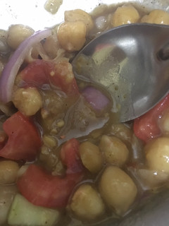 A picture of Chana chaat.