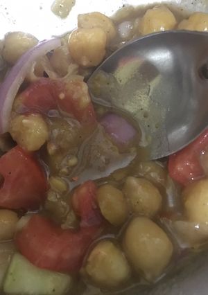 A picture of Chana chaat.