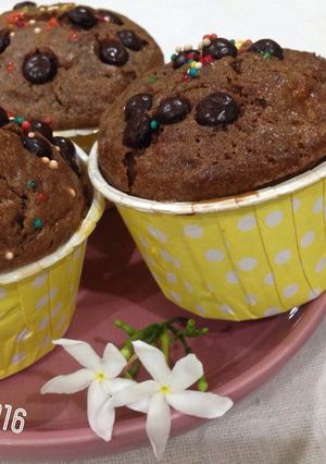 Foto resep Choco Banana Cupcake moist