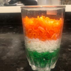 A picture of Tri colour Rice.