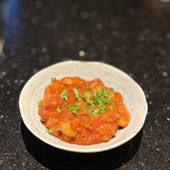 A picture of Greek Baked Beans (Gigantes).