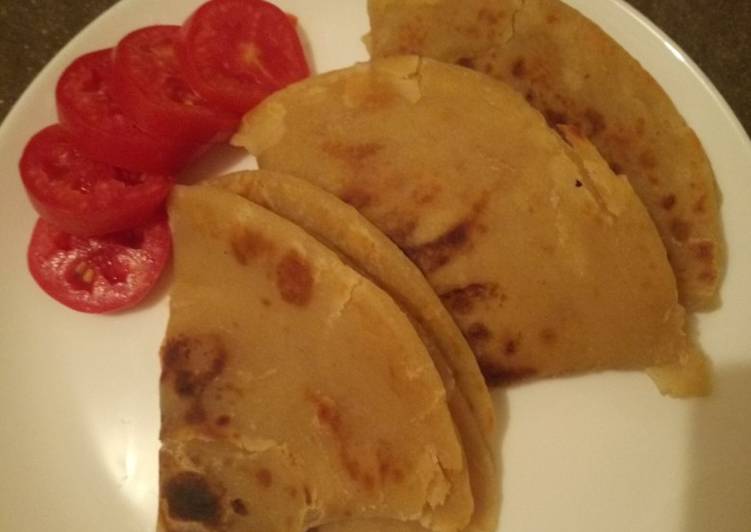 Recipe of Any-night-of-the-week Soft Garlic chapatis