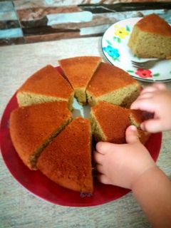 عکسی از دستور کیک وانیلی قابلمه ای