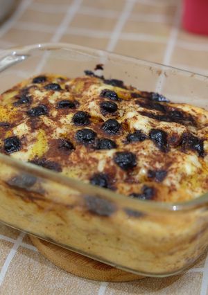 Foto resep Puding Roti Pisang Kukus