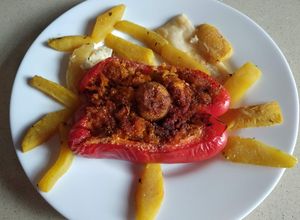 Foto principal de Pimiento con arroz y yema