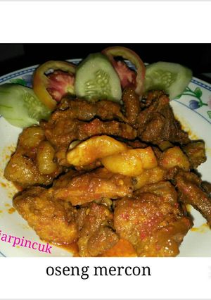 Foto resep Oseng mercon ala ala