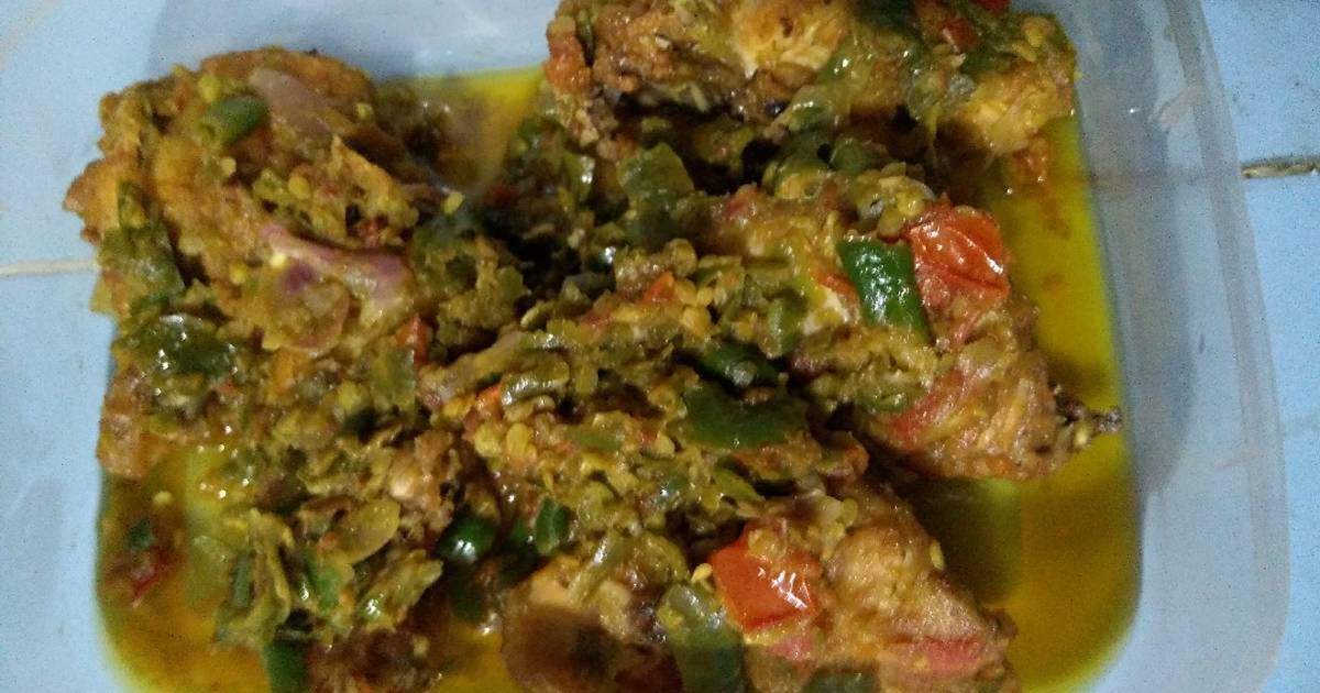 386 resep  ayam  sambal hijau enak dan sederhana Cookpad