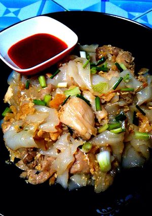รูปของ ก๋วยเตี๋ยวคั่วไก่