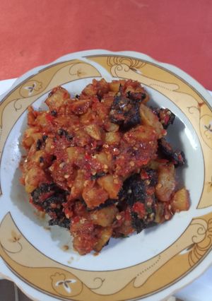 Foto resep Sambel goreng kentang daging sapi