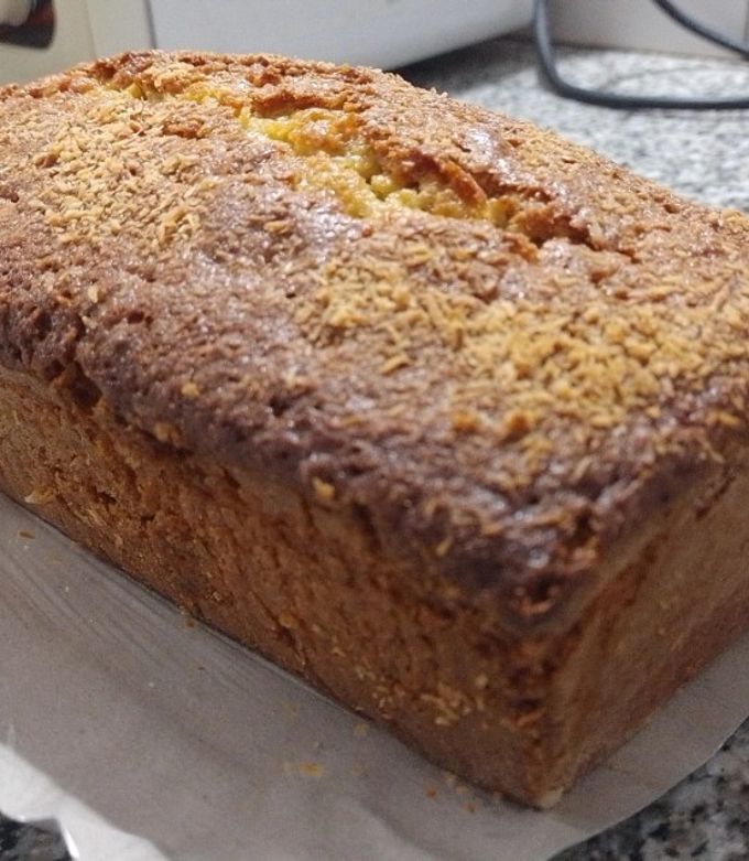 Una foto de Budín de banana