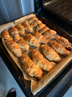 Puha sajtos kifli recept fotója