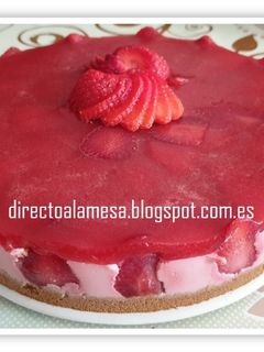 Una foto de Tarta de fresas