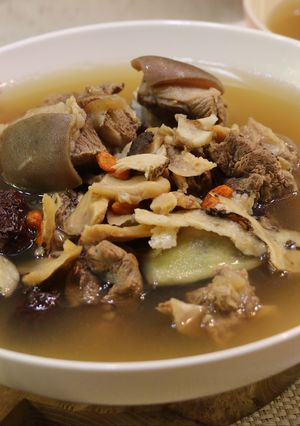 藥膳燉羊肉湯 的食譜成品照片