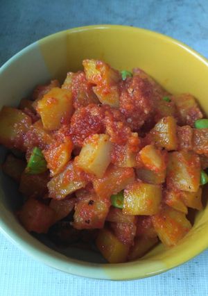 Foto resep Sambel goreng kentang