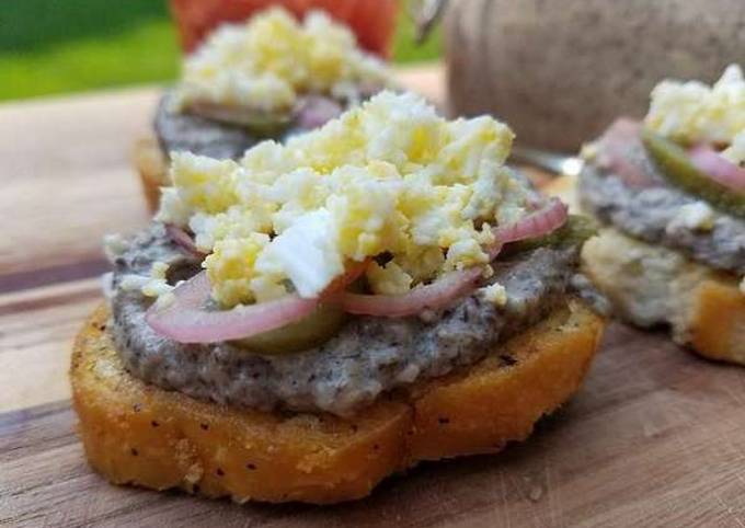 Recipe of Homemade Mushroom Pâté with Extra Virgin Olive Oil