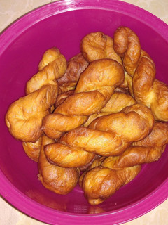 A picture of Twisted Doughnuts (Kkwabaegi).