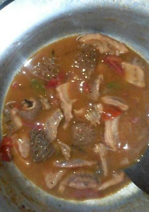A picture of Matumbo stew.