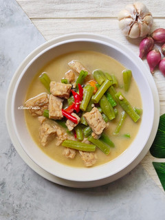 Foto resep Sayur Tempe Kacang Lombok Abang