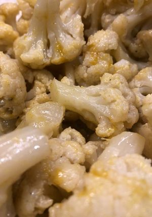 Una foto de Ensalada tibia de coliflor