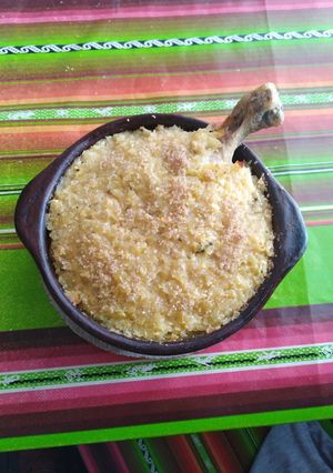 Una foto de Pastel de choclos con pollo