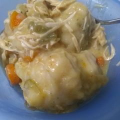 A picture of Crock-Pot Chicken & Dumplings.