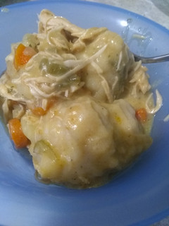 A picture of Crock-Pot Chicken & Dumplings.