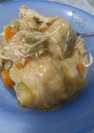 A picture of Crock-Pot Chicken & Dumplings.