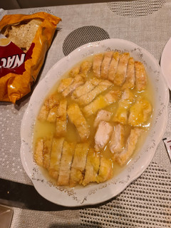 Una foto de Pollo al limón estilo chino