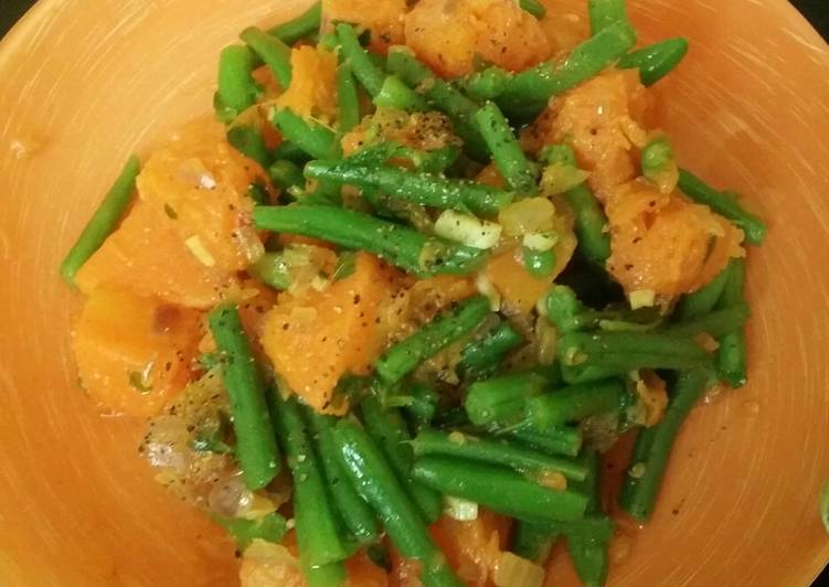 Resep Oseng- onseng buncis Dan labu kuning, Bisa Manjain Lidah