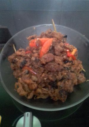 Foto resep Sate kambing goreng