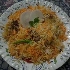 A picture of Beef Biryani.