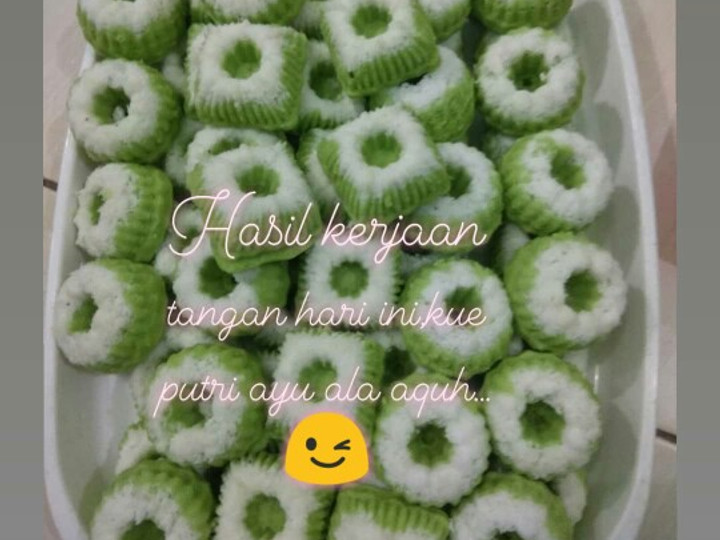 Resep Kue putri ayu lembut dan wangi pandan Simpel